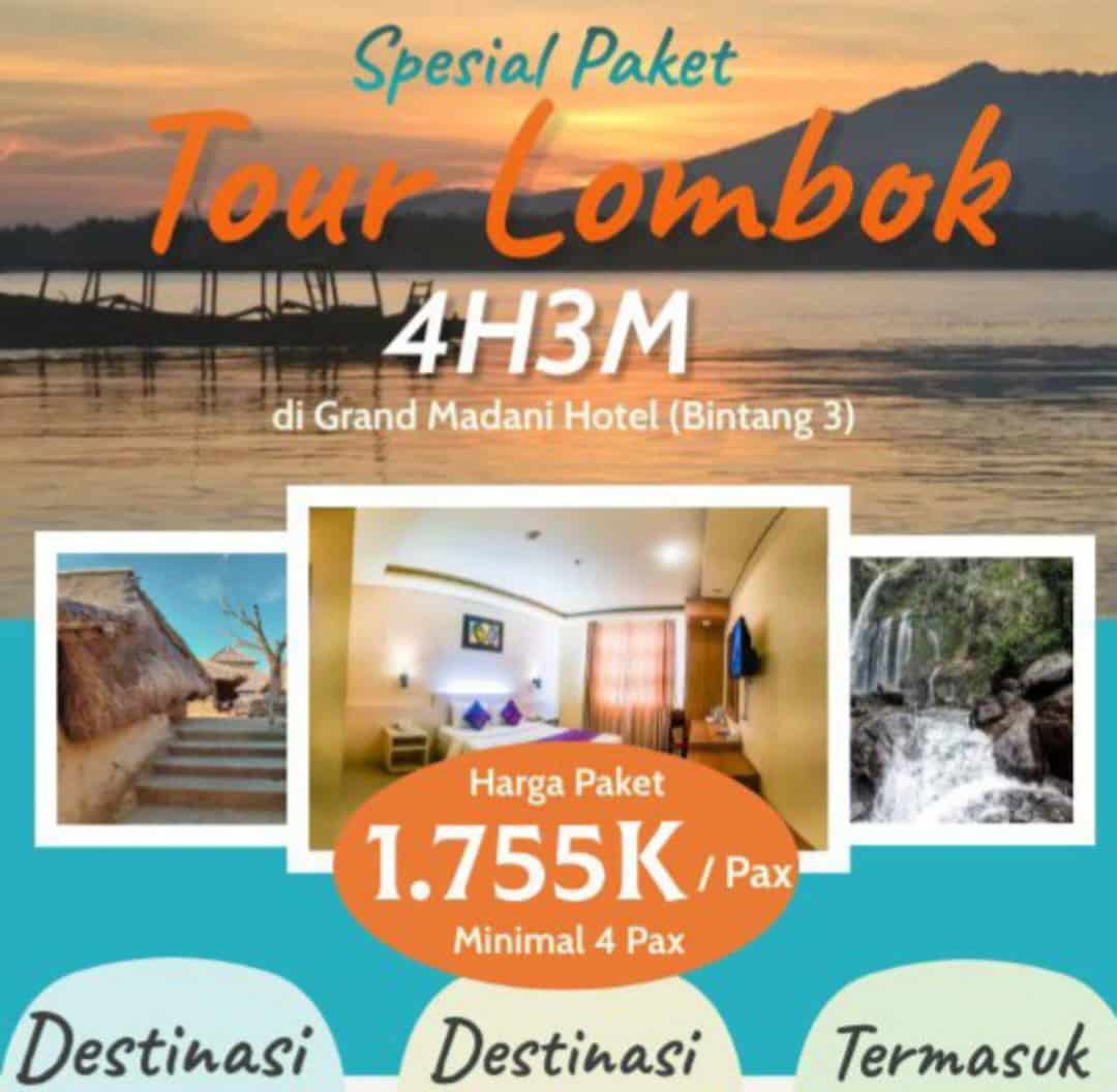 Wisata Lombok 4 Hari - Katalog Wisata - PT. Azhartour Nawasena Indonesia